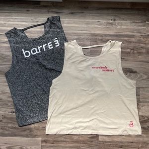 Beyond Yoga Spacedye Barre3 Tanks (Lot of 2)